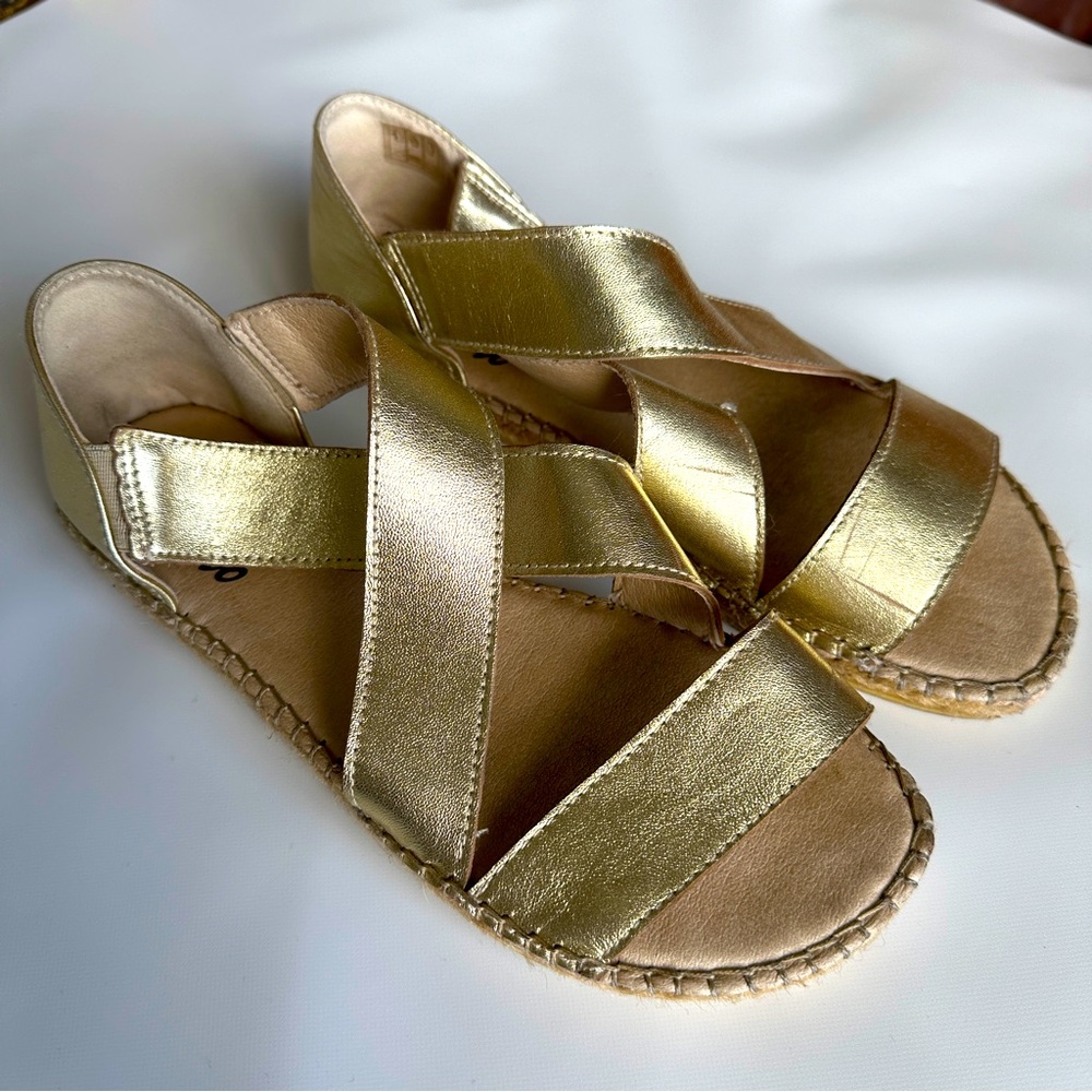 Preowned AVARCAS USA ESPADRILLES Sandals Women SZ 37 (US 7)